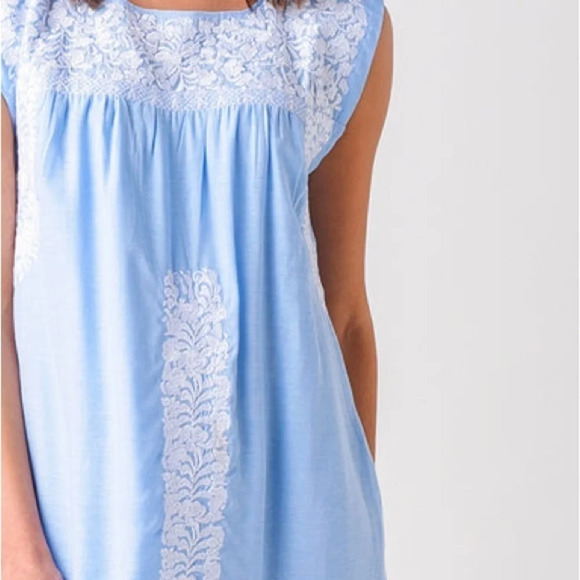 J. MARIE Women's Madison Dress Size Small Pink and Blue - Picture 2 of 9